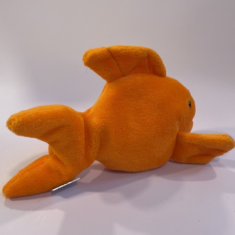 1993 Ty Original Beanie Baby Goldie the Goldfish PVC Pellets Great Used Conditio - Picture 4 of 7